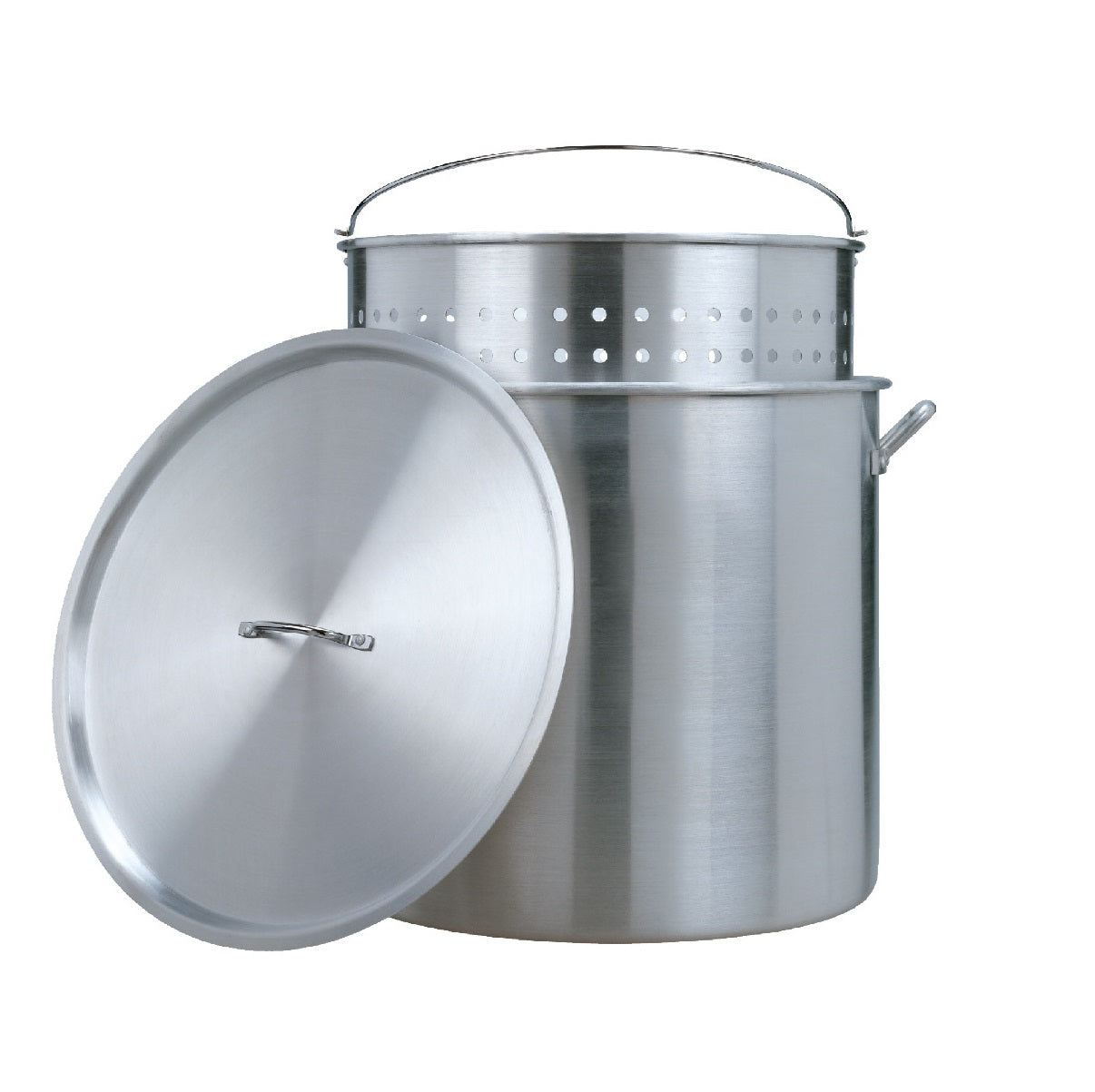 100 Quart Aluminum Stock Pot & Strainer Set – GrillSmith